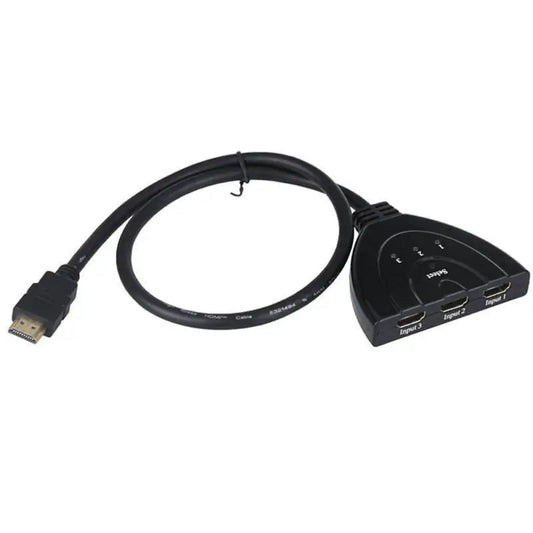 3 Port HDMI Splitter Cable 1080/4K Switch Switcher HUB Adapter for HDTV PS4 Xbox Anti Spier