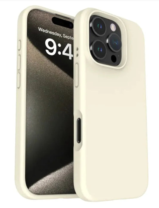 Solid Color Drop-resistant Phone Case Liquid Silicone Phone Case Anti Spier