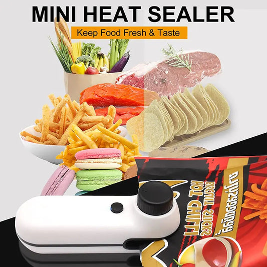 USB Mini Bag Sealer Cutter Anti Spier
