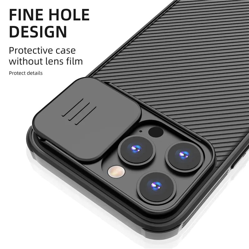 Slide Camera Lens Magsafe Charging Case Anti Spier