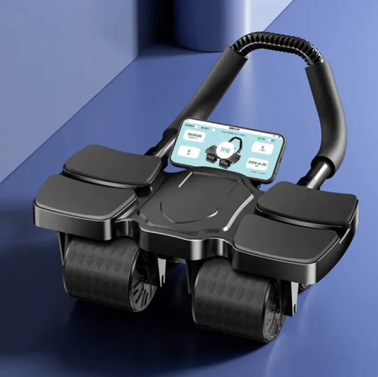 Smart Abdominal Wheel with Auto-Rebound & Fitness App Integration Anti Spier