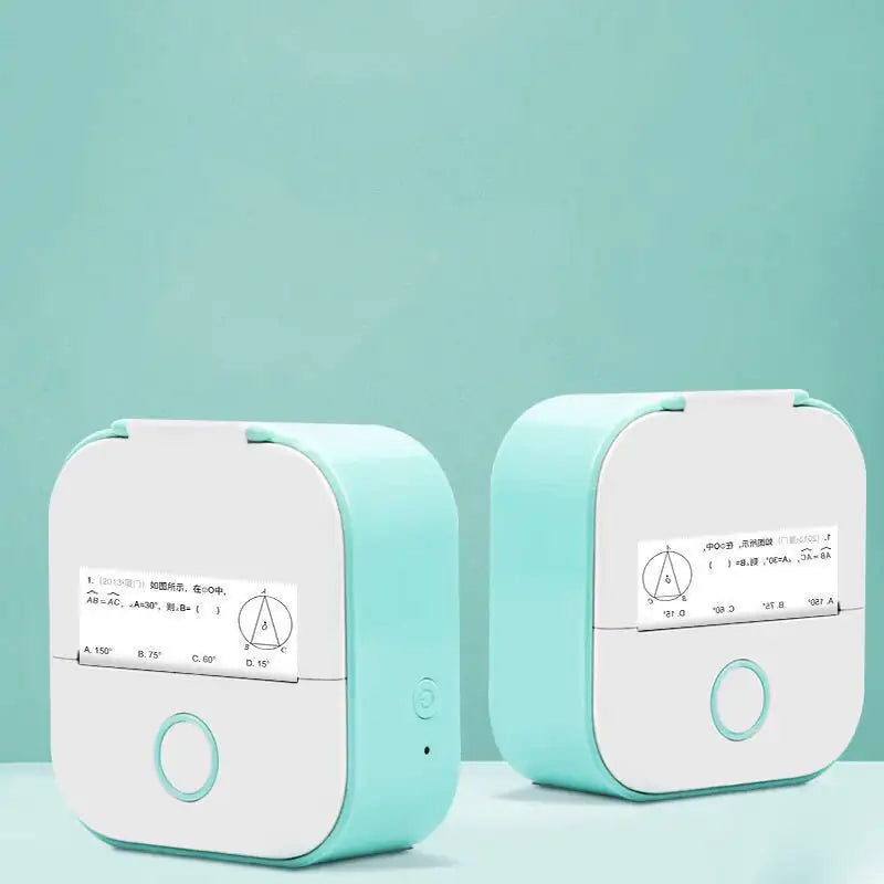 Portable Mini Thermal Label Printer Home Photo Printer Student Wrong Question Printer Bluetooth Mini Label Printer Price Tag - Anti Spier