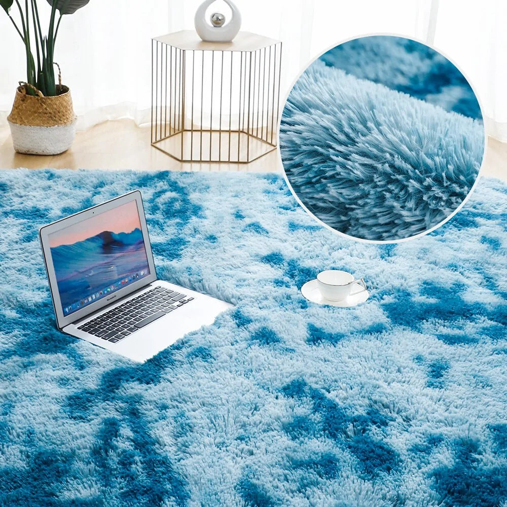 Fluffy Floor Carpets Anti Spier