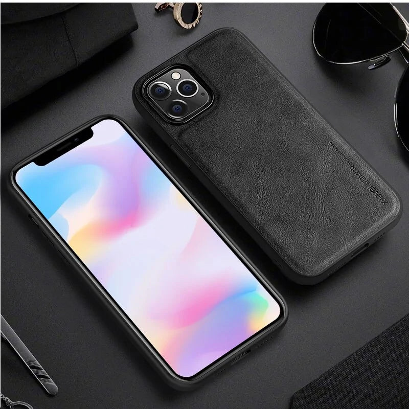 Leather iPhone Case Anti Spier