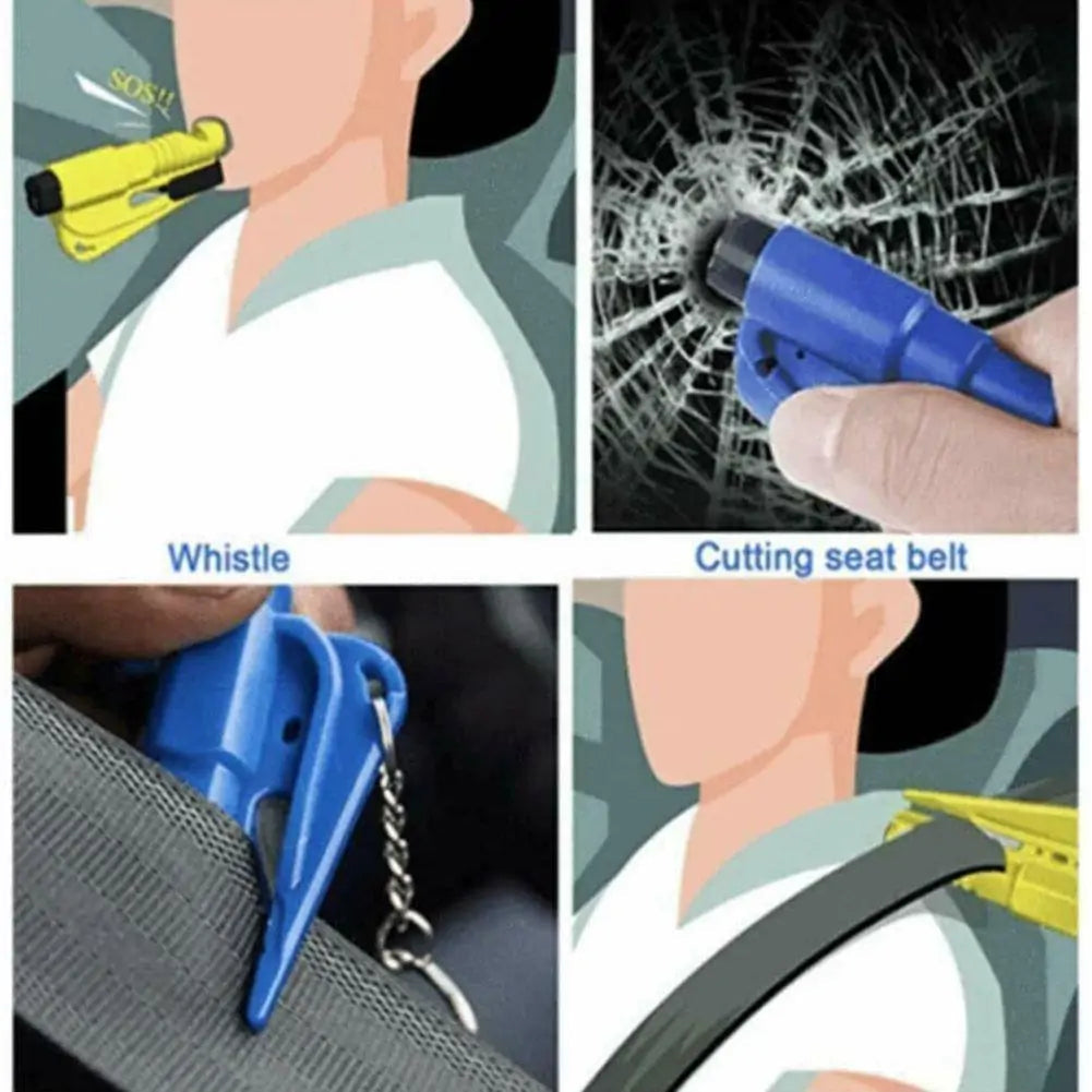 Mini Safety Hammer Keychain Anti Spier