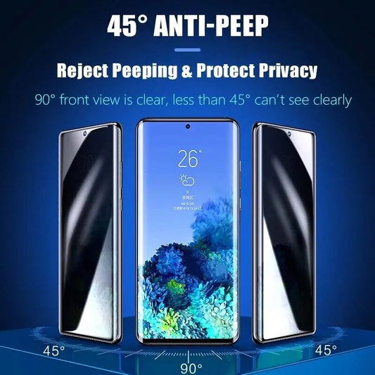 2-Pack Anti-Spy Privacy Hydrogel Screen Protector For Samsung S23 Ultra Plus S22 - Anti Spier