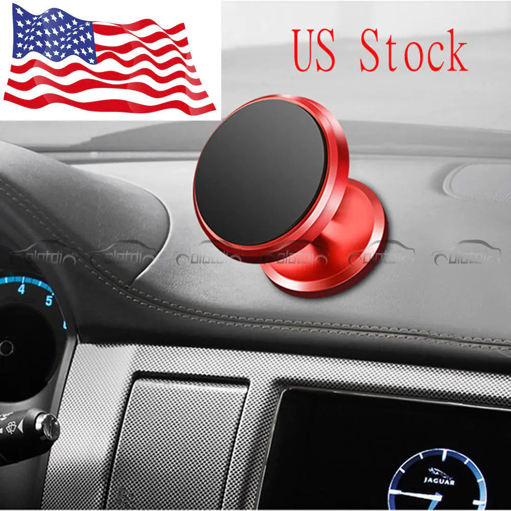 360 Degree Magnetic Car Dash Mount Ball Dock Holder For Phone Tablet Universal - Anti Spier