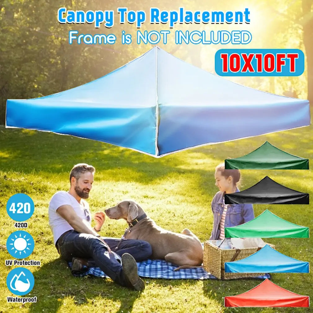 3x3M Waterproof Top Cover Replacement Gazebo Canopy Roof Sunshade Outdoor Cover Sunshade Patio Pavilion Cover Anti Spier
