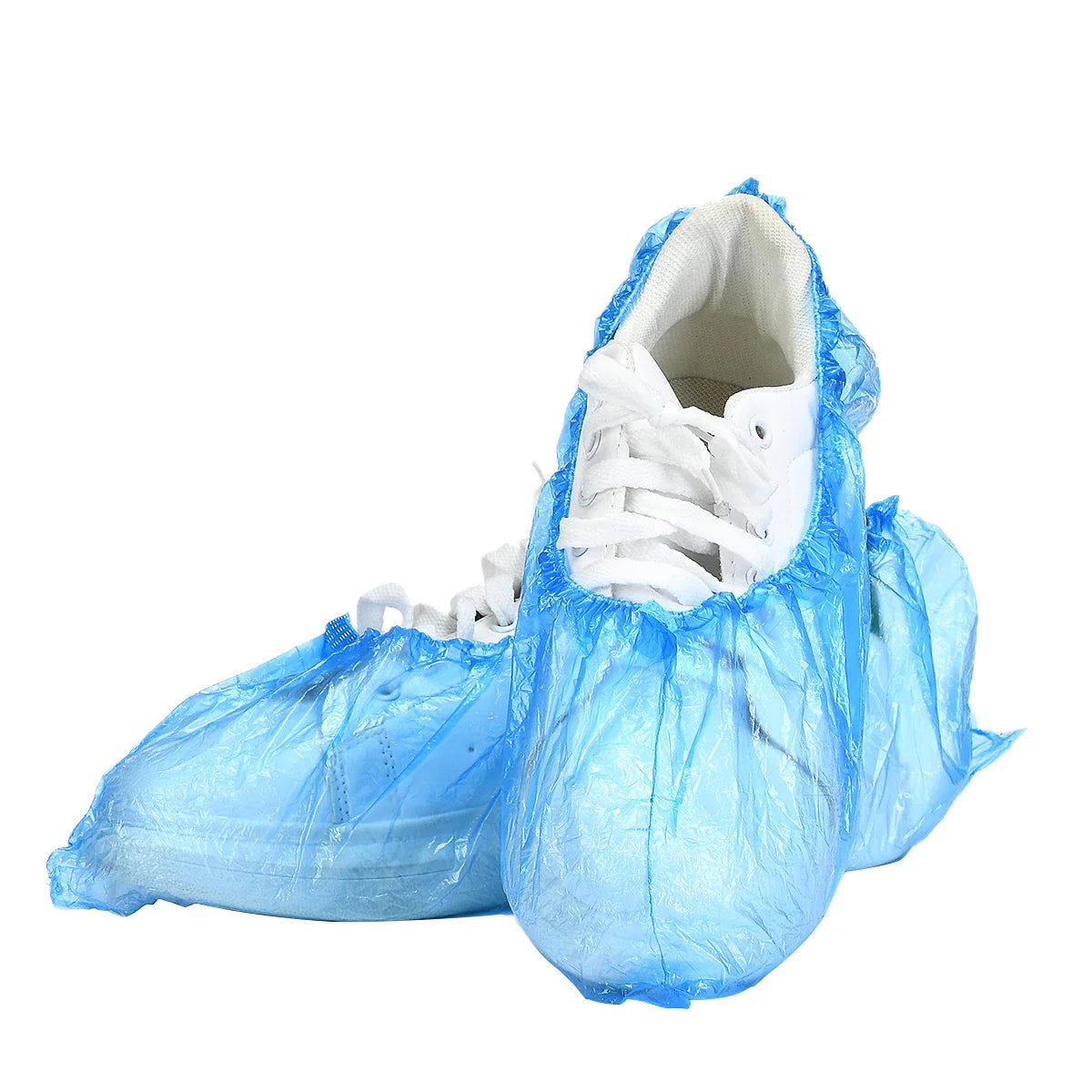Portable Waterproof Boot Covers Plastic Non-slip Wear Disposable Shoe Covers Overshoes Rain Shoe Covers Mud-proof 1Pack/100 Pcs Anti Spier