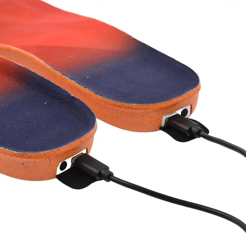 Heated Insoles USB Rechargeable Foot Warmer With Remote Control Cuttable Electric Heated Insoles For Men Women Outdoor Hunting Anti Spier