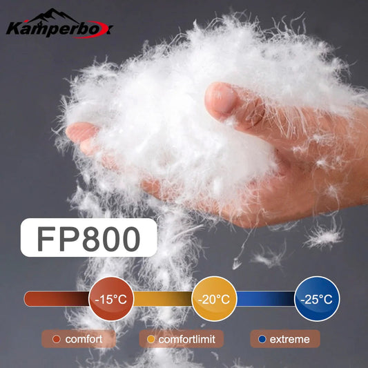 Kamperbox Winter Sleeping Bags Camping Down Sleeping Bags Winter Outdoor Ultralight Sleeping Bags Camping Equipments Anti Spier