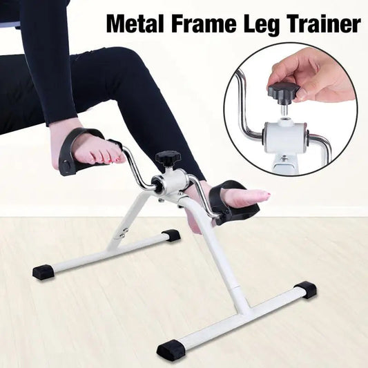 Metal Frame Pedal Exerciser Muscle Training Fully Assembled Exercise Pedals Arms Legs Trainer For Indoor Anti Spier