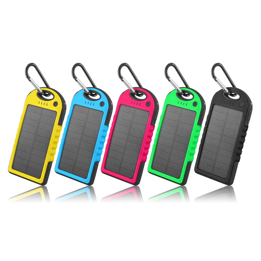 Enjoy freedom from outlets with these portable solar power banks.