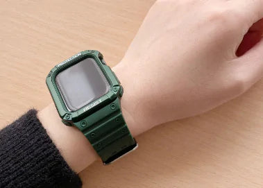 Watch Band & Case For iWatch Series 7 6 SE 5 Anti Spier
