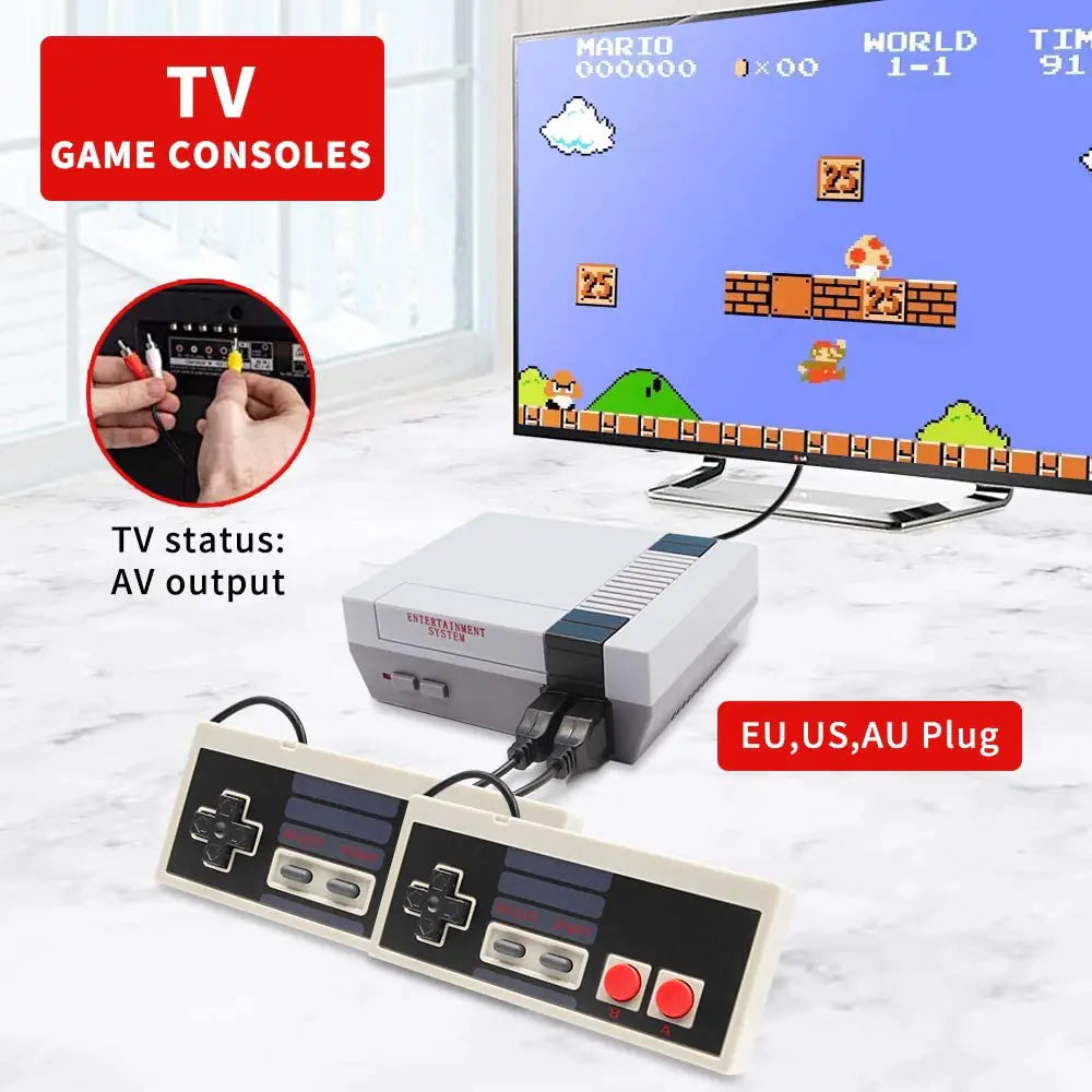 Retro Inspired Game Console 620 Games Loaded Anti Spier