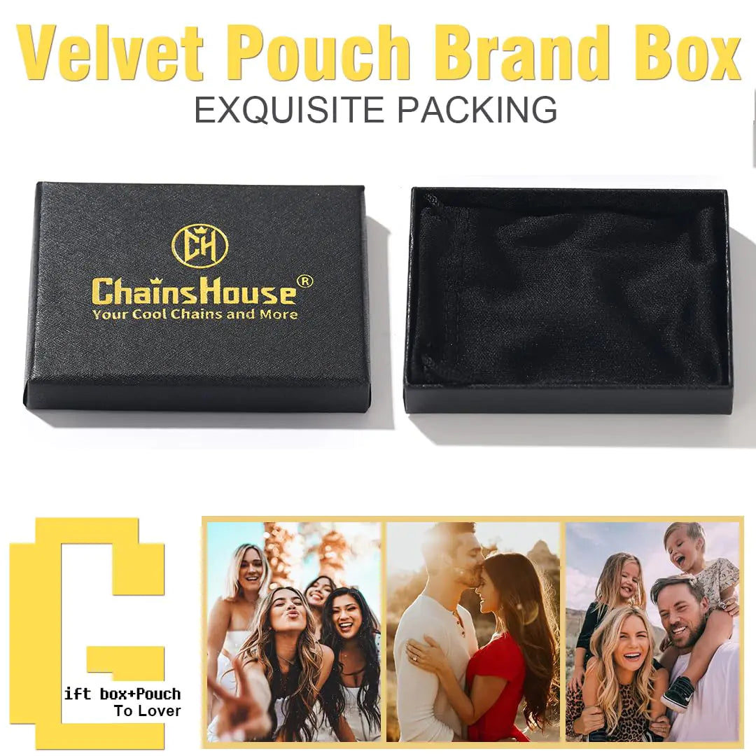 ChainsHouse Stainless Steel Mens Cuban Link Chain, Black/18K Gold Miami Cuban Chain Necklace, 5/7/9mm/12mm Width, No Tarnish& Durable Hip Hop Mens Jewelry, 18"-30", Send Gift Box 20 inches d. 12mm width-black Anti Spier