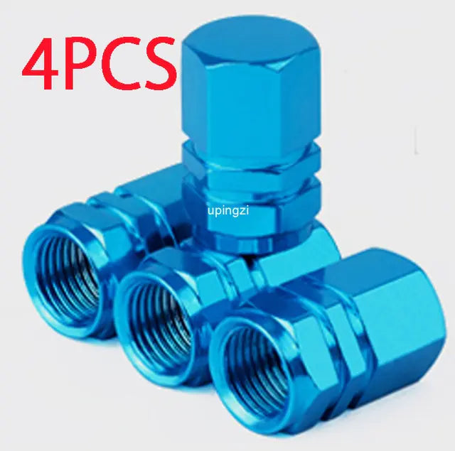 Aluminum Alloy Car Wheel Tire Valve Caps Anti Spier