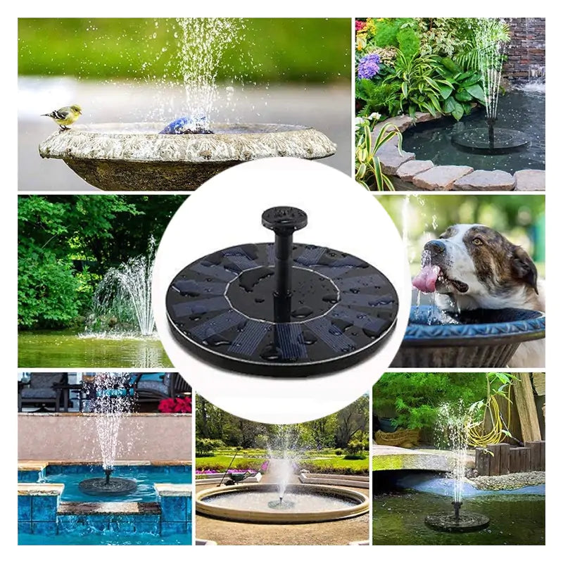 Solar Water Fountain Anti Spier
