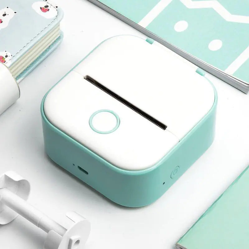 Portable Mini Thermal Label Printer Home Photo Printer Student Wrong Question Printer Bluetooth Mini Label Printer Price Tag - Anti Spier