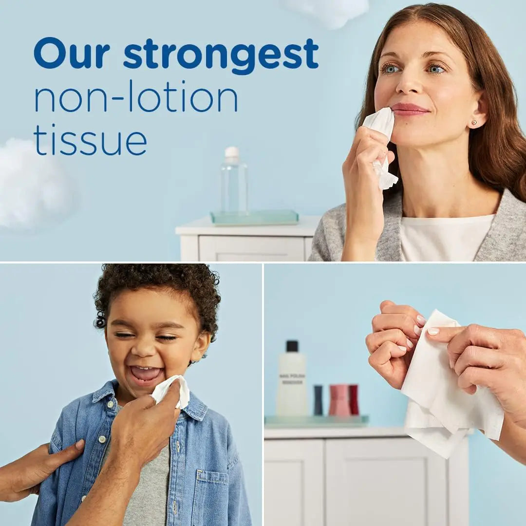 Puffs Ultra Soft Non-Lotion Facial Tissue, 8 Family Boxes, 124 Facial Tissues per Box 124 Count (Pack of 8) Anti Spier