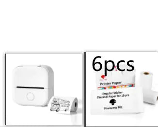Portable Mini Thermal Label Printer Home Photo Printer Student Wrong Question Printer Bluetooth Mini Label Printer Price Tag - Anti Spier