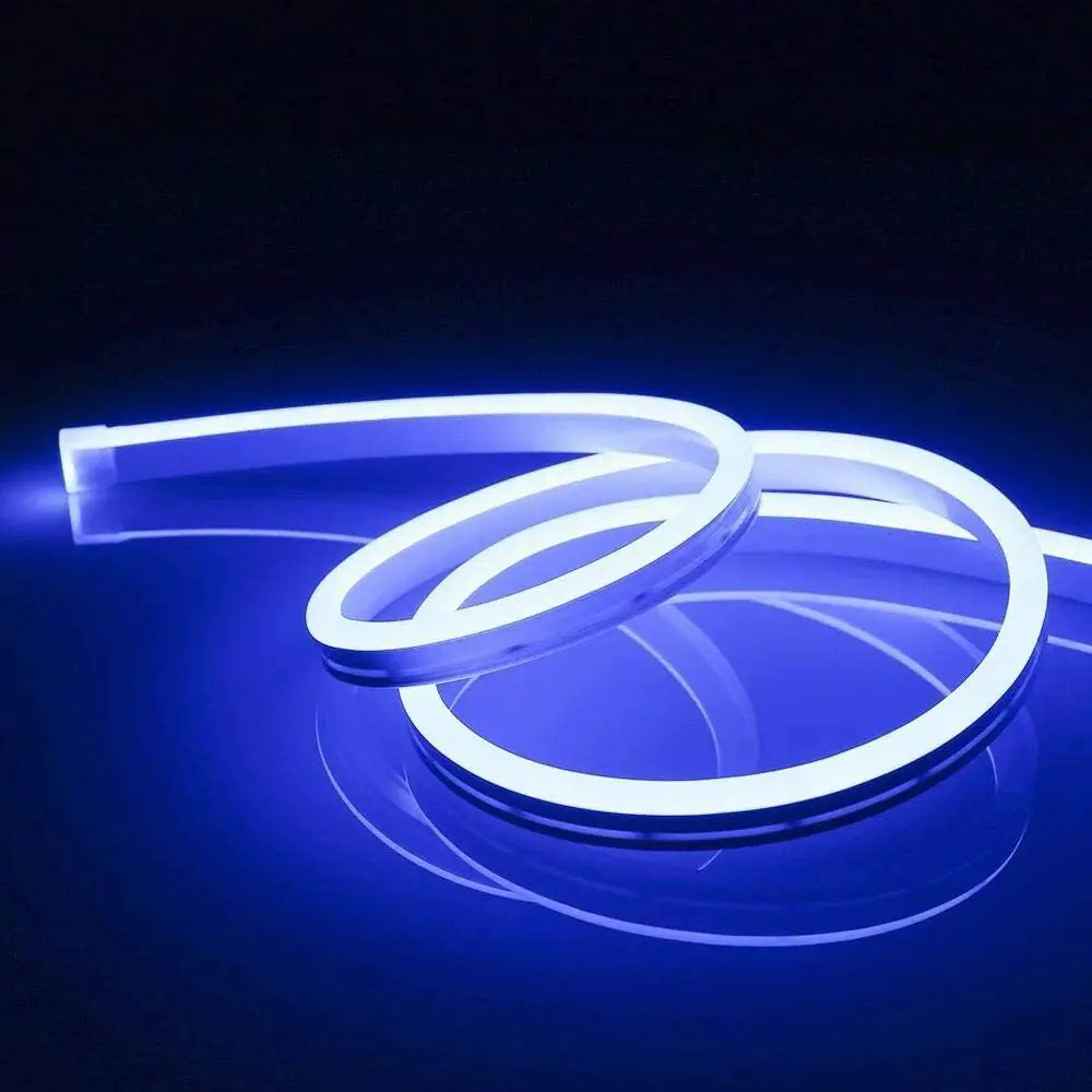 1M 2M 3M 5M 12V Flexible Sign Neon Lights Silicone Tube LED Strip Waterproof USA Anti Spier