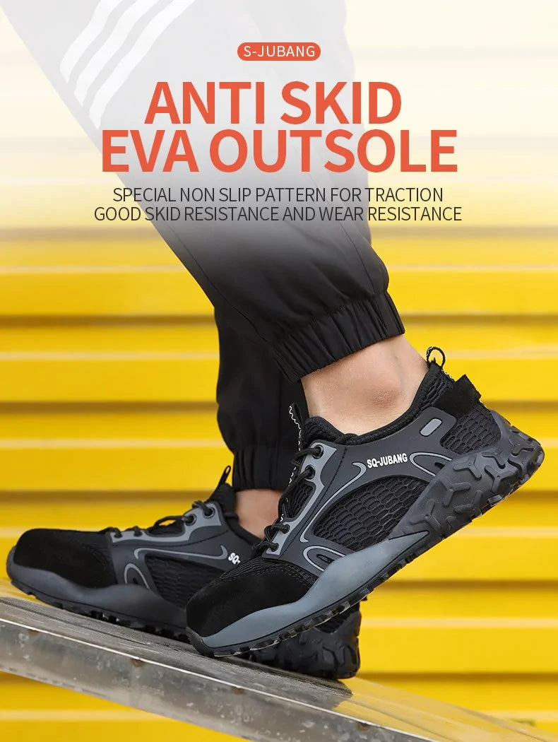 Anti-collision and Anti-smashing Breathable Safety Shoes Anti Spier