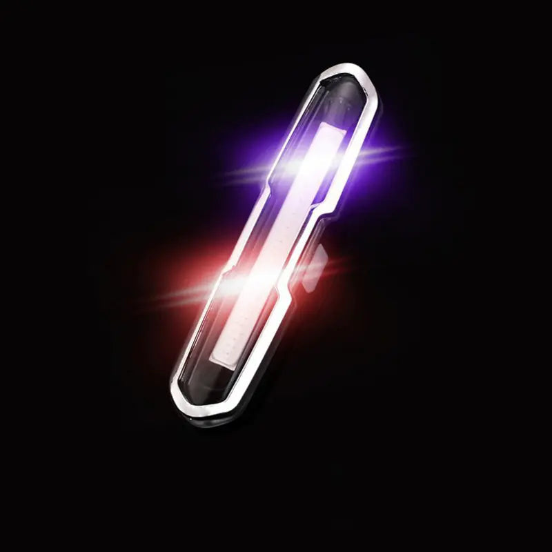 USB Rechargeable Bicycle Tail Light for Night Riding Anti Spier