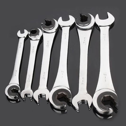 Tubing Ratchet Wrench Set Anti Spier