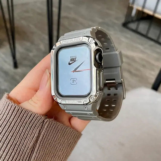 Watch Band & Case For iWatch Series 7 6 SE 5 Anti Spier
