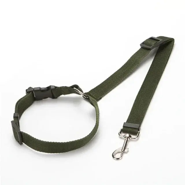 Pet Car Seat Belt & Harness Safety And Style Anti Spier