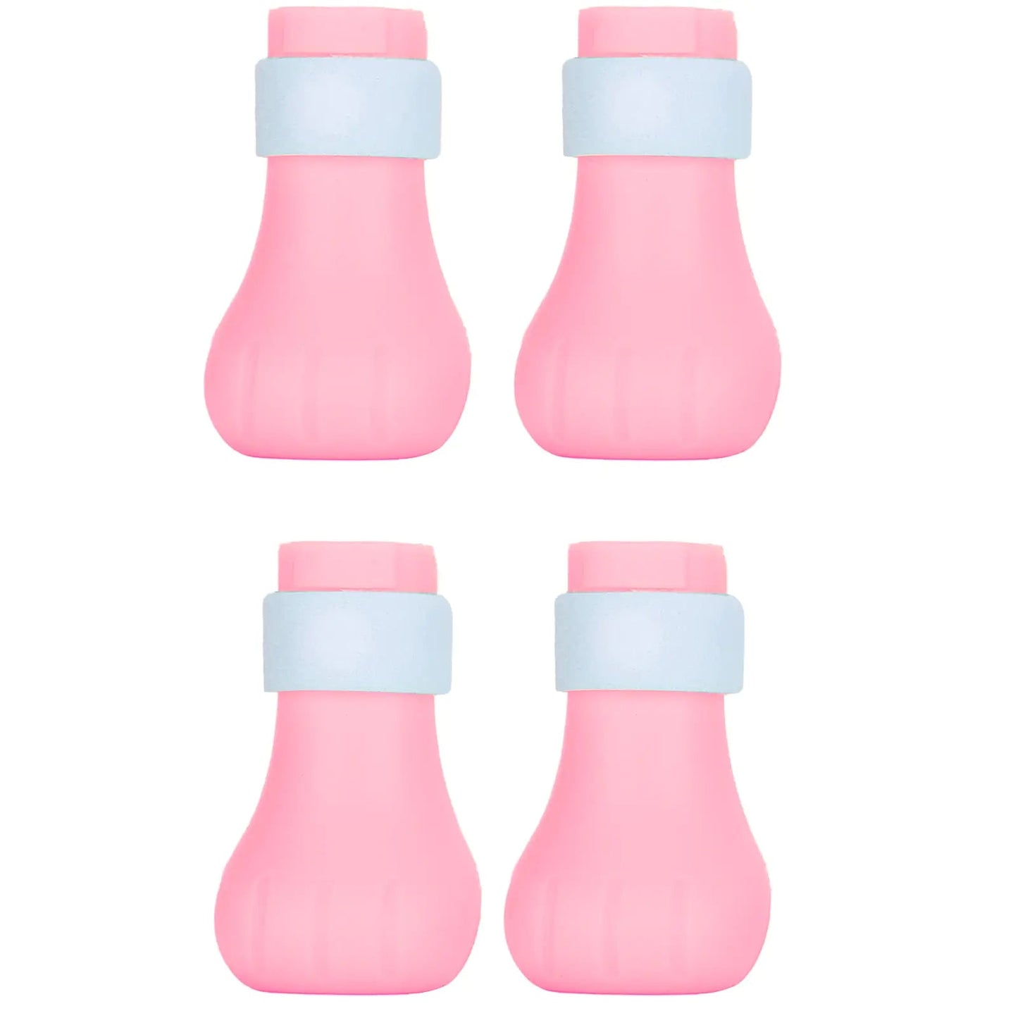 Anti Scratch Cat Shoes 4pcs Anti Scratch Cat Foot Covers Adjustable Silicone Pet Cat Protector for Bathing Anti Off Claw Shoes Boots Cover() Anti Spier