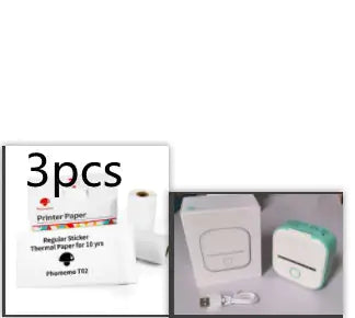 Portable Mini Thermal Label Printer Home Photo Printer Student Wrong Question Printer Bluetooth Mini Label Printer Price Tag - Anti Spier
