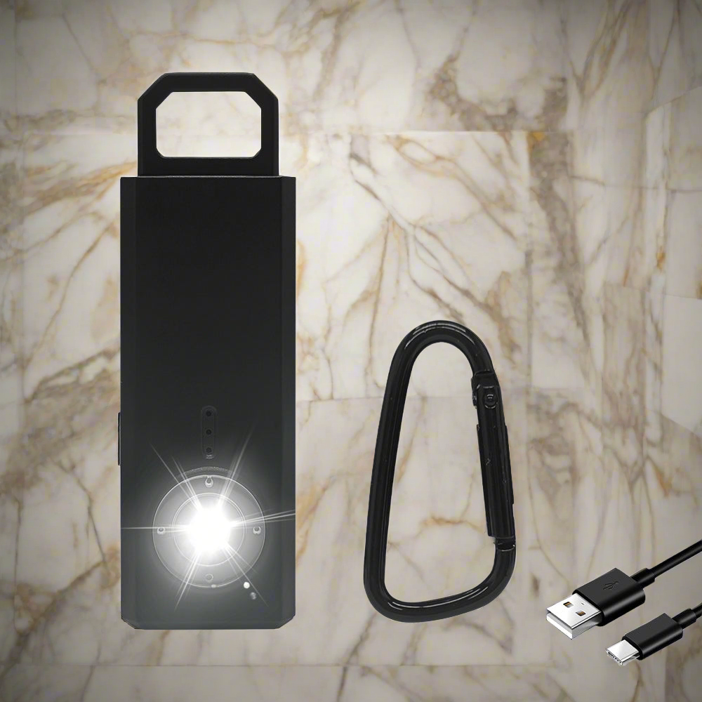 Personal Security Alarm With Vibration Sensor And LED - Anti Spier
