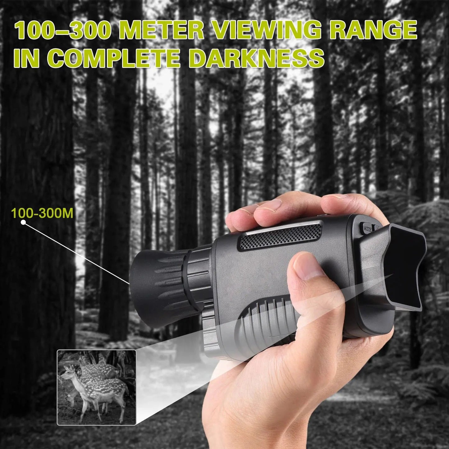 Digital Night Vision Monocular 24MP 1080P Anti Spier