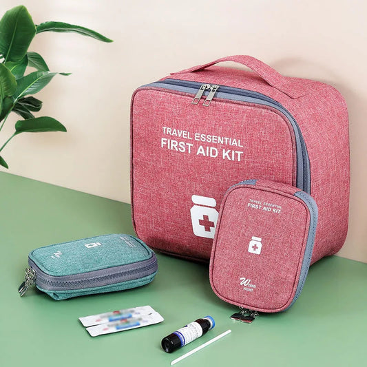Large Capacity First Aid Kit Home Medicine Storage Anti Spier
