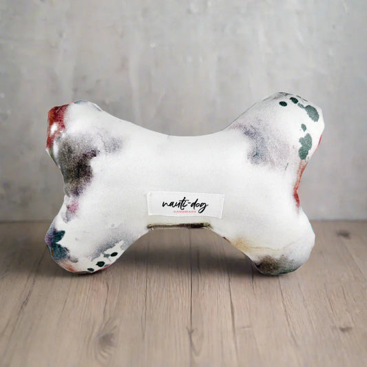 Rustbelt Luxury Grunge Denim Stuffed Squeaker Wubby Dog Toy Anti Spier