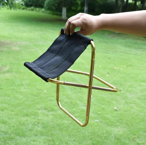 Outdoor Folding Chair - 7075 Aluminum Fishing Stool Anti Spier