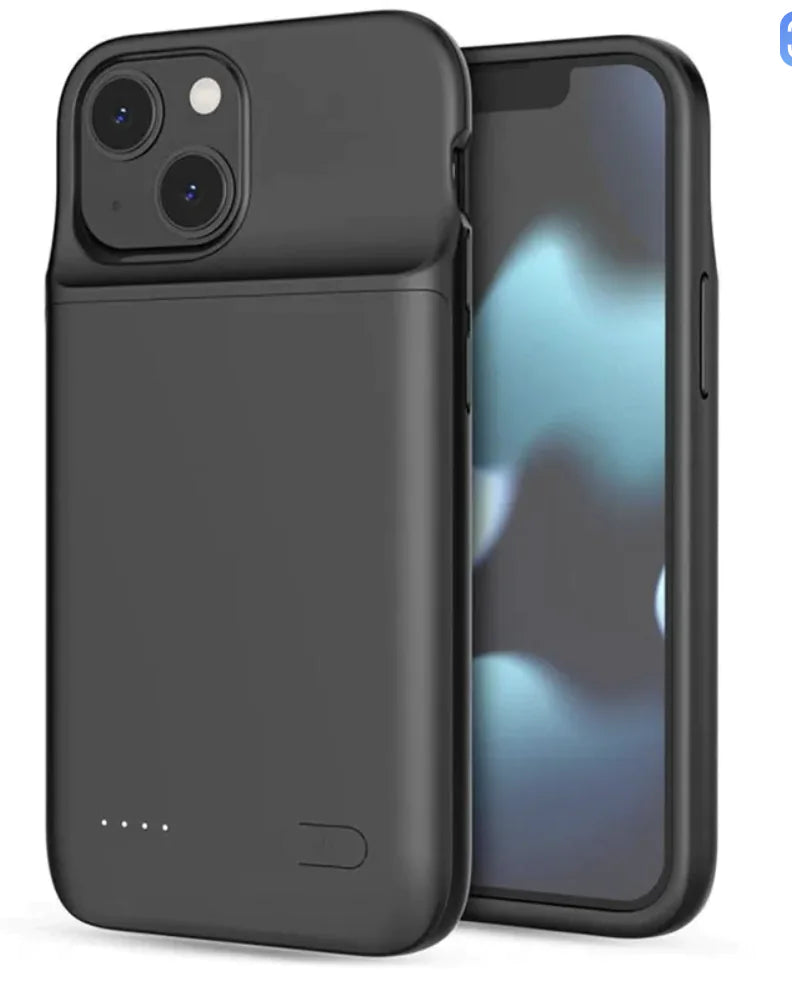 6800mAh Slim Battery Charger Case for iPhone 11-15 Pro Max & XR/XS Anti Spier