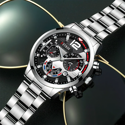 Luxury Sport Quartz Wrist Watch Anti Spier