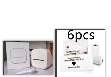 Portable Mini Thermal Label Printer Home Photo Printer Student Wrong Question Printer Bluetooth Mini Label Printer Price Tag - Anti Spier