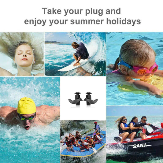 5/10 Pairs Soft Silicone Ear Plugs For Swimming Sleeping Anti Snore Reusable USA Anti Spier