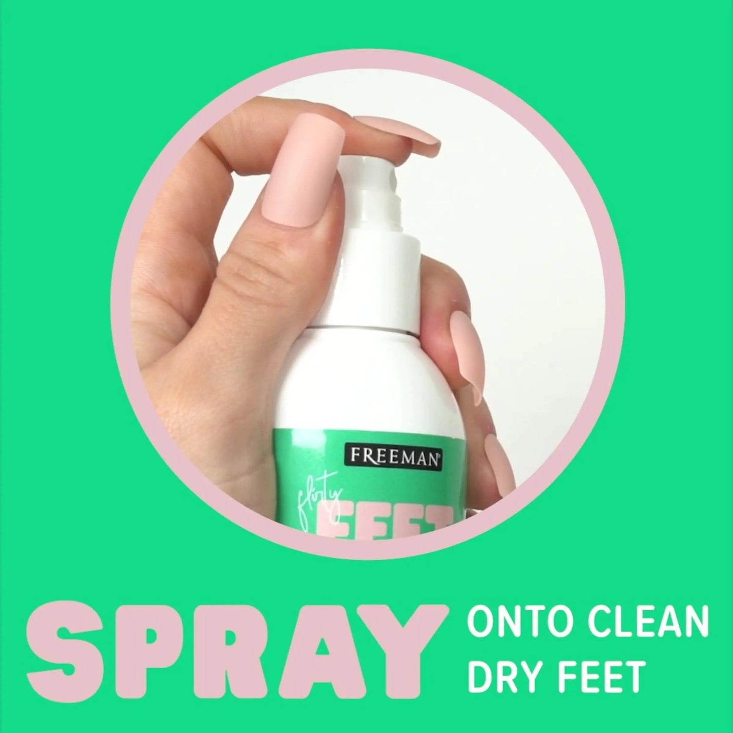 Freeman Flirty Feet Coconut and Aloe Instant Peeling Foot Spray, Softening Foot Peel Mask Exfoliates & Removes Dead Skin, Moisturizes Dry Feet, Clean Ingredients, 4 fl.oz./ 118 ml Bottle (Pack of 2) 4 Fl Oz (Pack of 2) Foot Peel Spray, 1 Count Anti Spier