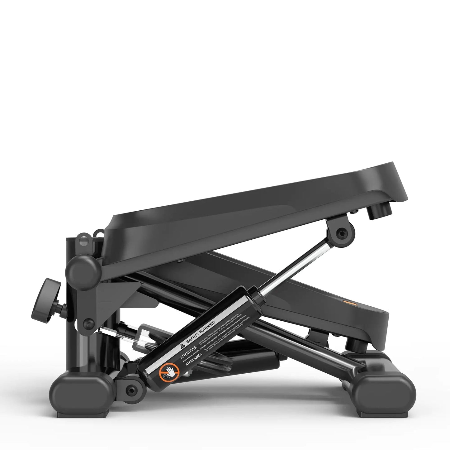 Home Office Exercise 330LBS Capacity Mini Stepper With Resistance Bands And LCD Monitor Anti Spier