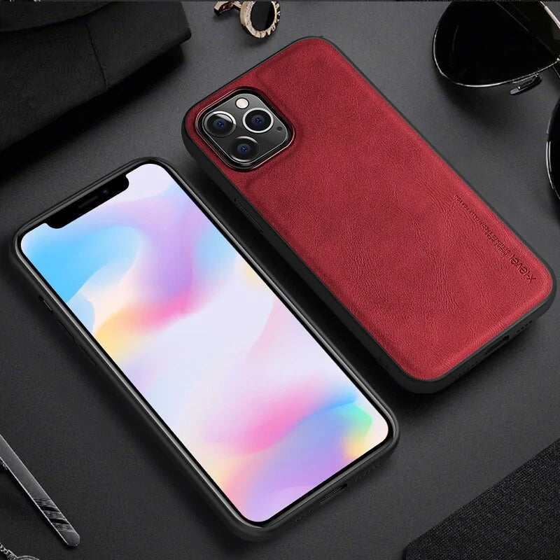 Leather iPhone Case Anti Spier