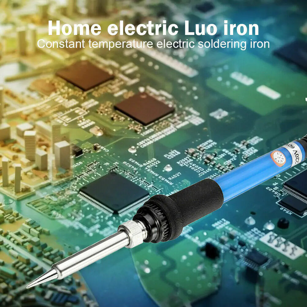 60W Soldering Iron Digital LCD Electric Welding Tools Solder Wire Tweezers Hand Anti Spier