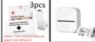 Portable Mini Thermal Label Printer Home Photo Printer Student Wrong Question Printer Bluetooth Mini Label Printer Price Tag - Anti Spier