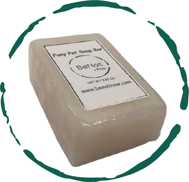 BeNat Pets. All-Natural Furry Pet Soap Bar. 5.8 oz. Anti Spier