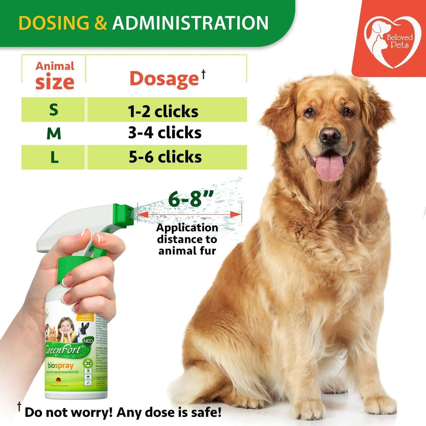 Natural Flea and Tick Home Spray for Dogs Cats & Ferret Mosquito Bug Anti Spier