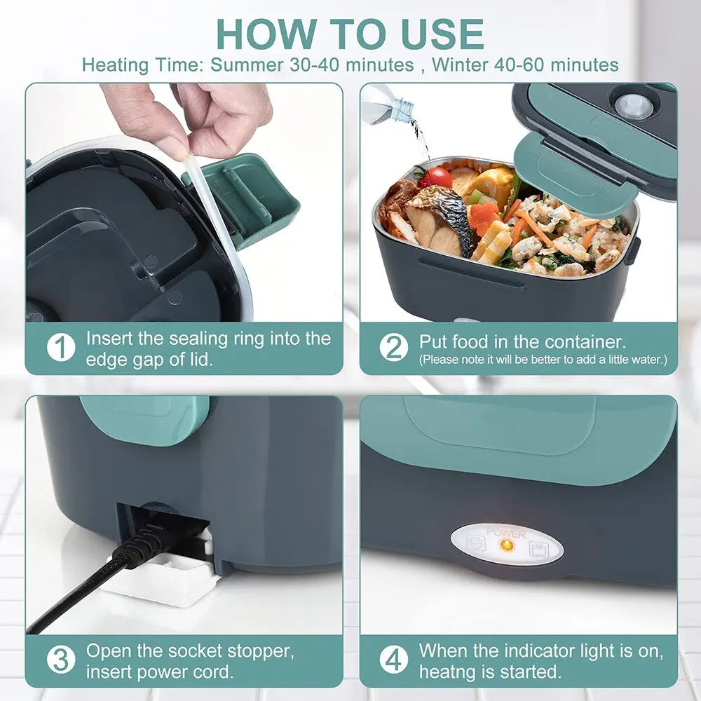 Heating Lunch Box Anti Spier